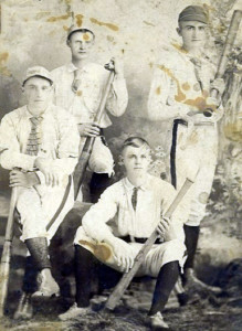 John and his brothers. From left to right: John, Will, James, Henry.