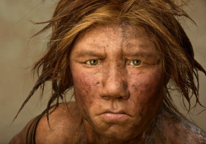 Reconstruction of Neanderthal Woman, National Geographic.
