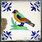 17th century Dutch tile