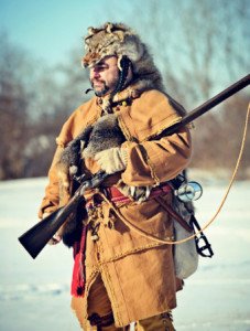 Raisin River re-enactment