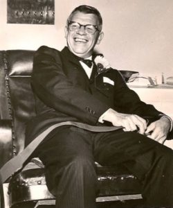 John Whitelaw at his retirement party, Portland, 1963. 