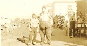 Two of Alvis's clients at a transient camp. It was enclosed with a card which read, "To Miss Love, From 14 boys who have just lost a little sister.