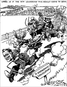 Political cartoon, The Kansas City Star, 1933
