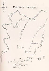 Frency Praire Map (Munnick, frontispiece)