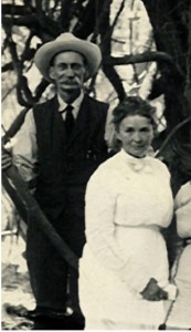 George and Hanna Love, soon after arriving in California, 1914.