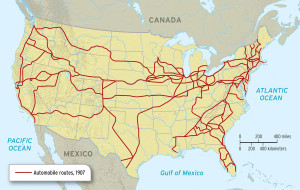 Automobile Routes 1907