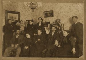 Descendants of Austin Love, Lorenzo Love's uncle, in Adrian MI, late 1800s; Photo courtesy of Judy Love