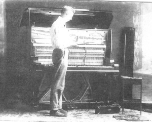 Charles Love, piano tuner, Michigan, perhaps about 1935